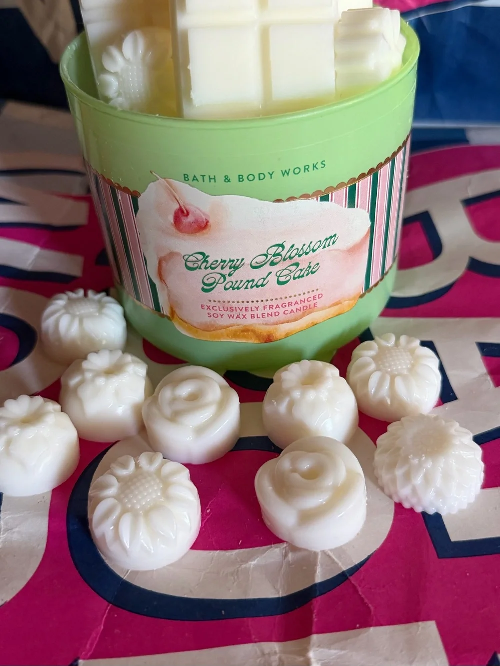 Bath & Body Works Cherry Blossom Pound Cake Wax Melts
